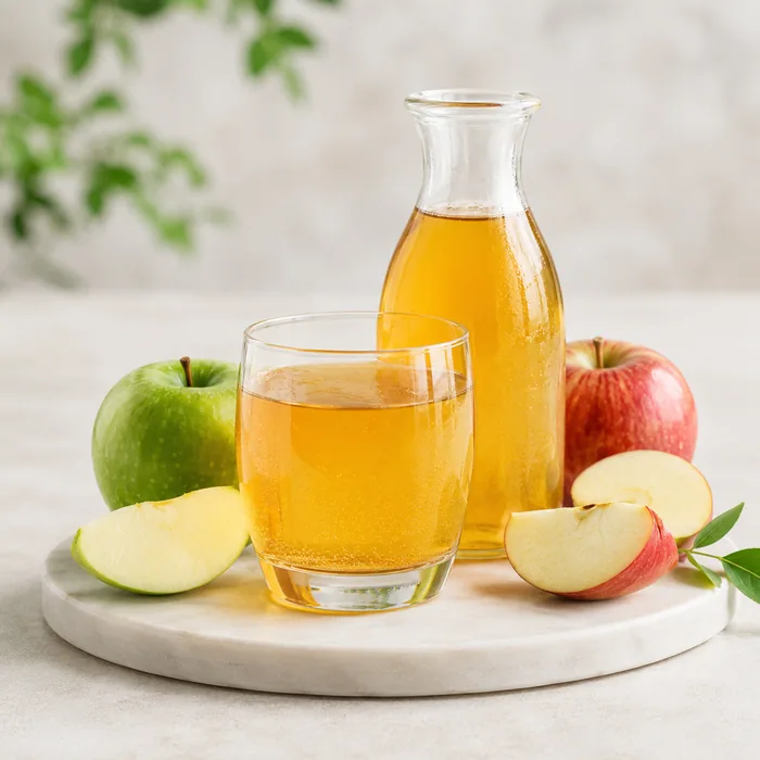 Fresh apple juice