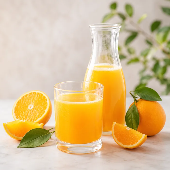 Fresh orange juice